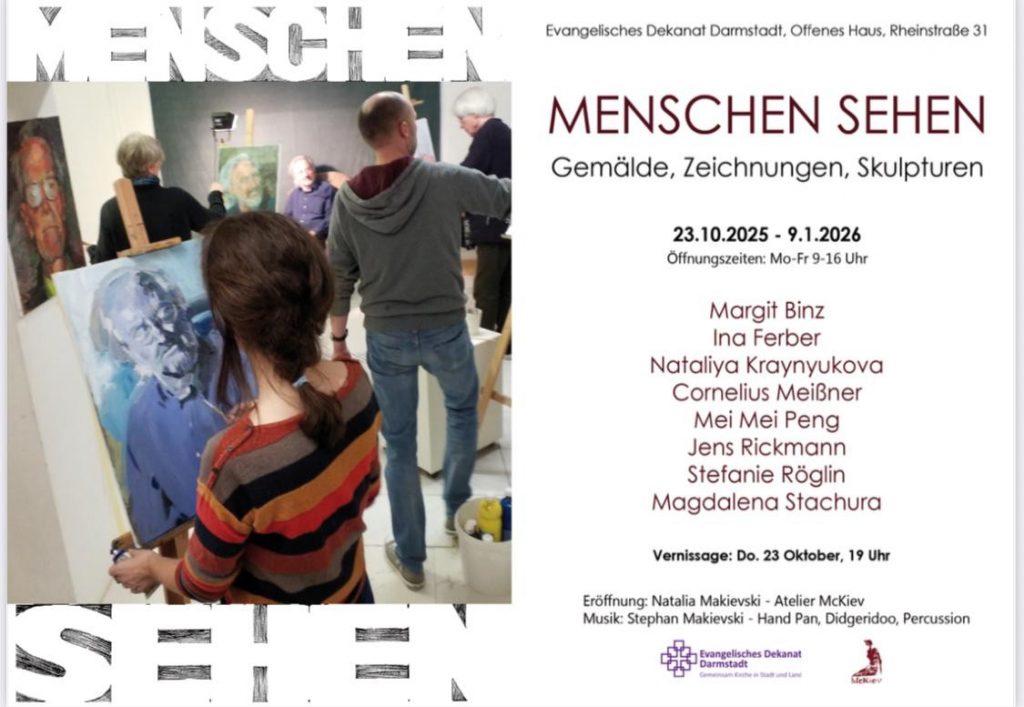 MENSCHEN SEHEN, Ausstellung, Gemälde, Zeichnungen, Skulpturen