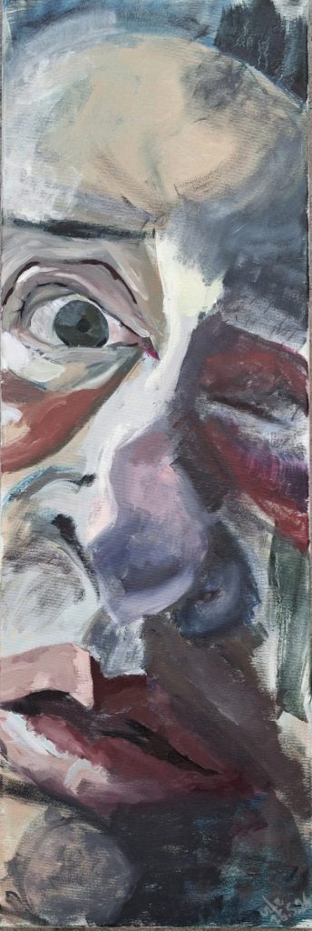 Verzerrtes Selbstportrait / distorted self